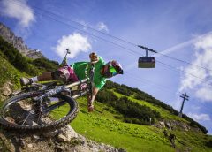 Mountainbiker in Innsbruck