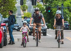 Fahrradhelme geben Sicherheit