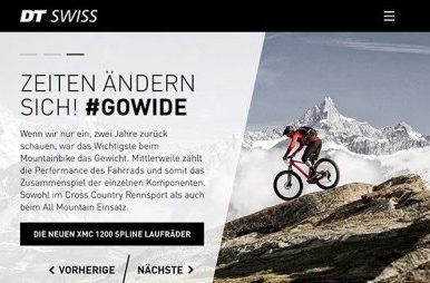 DT SWISS Homepage