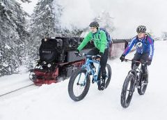 Winter-Fahradtour im Harz