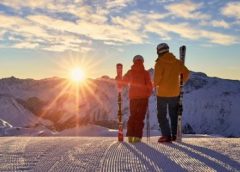 Sonnenskilauf in Ischgl