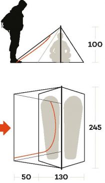 Ferrino präsentiert ultraleichtes, einwandiges 2 Personen-Zelt
